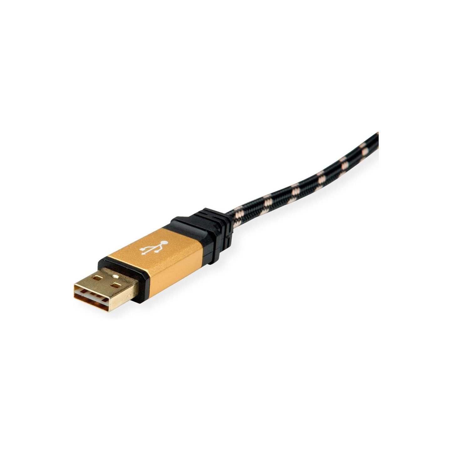 ROLINE GOLD USB 2.0 Kabel. USB A ST reversibel - USB C ST gewinkelt. 0.8 m — Buy in Cyprus with Fast Delivery