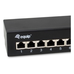 Equip Patchpanel 8x RJ45 Cat6A FTP 1HE Premium schwarz — Buy in Cyprus with Fast Delivery
