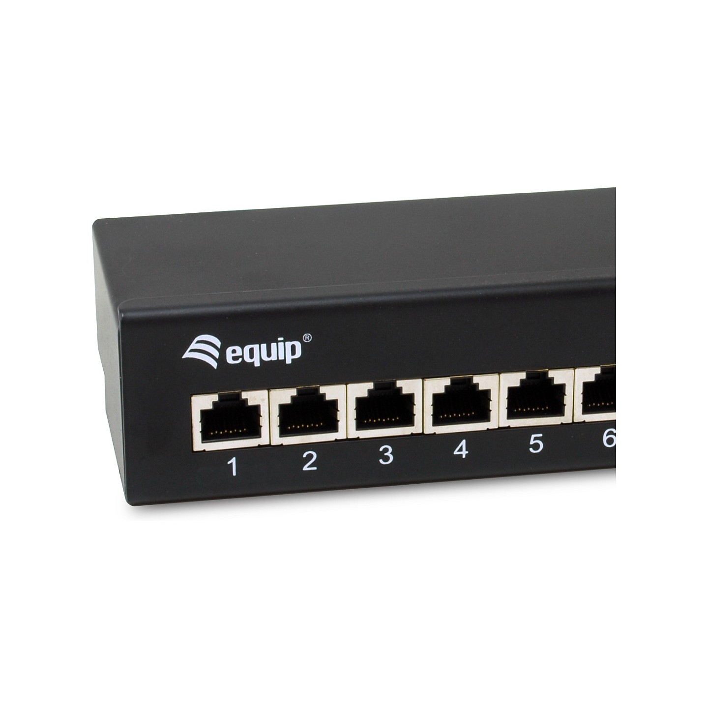 Equip Patchpanel 8x RJ45 Cat6A FTP 1HE Premium schwarz — Buy in Cyprus with Fast Delivery