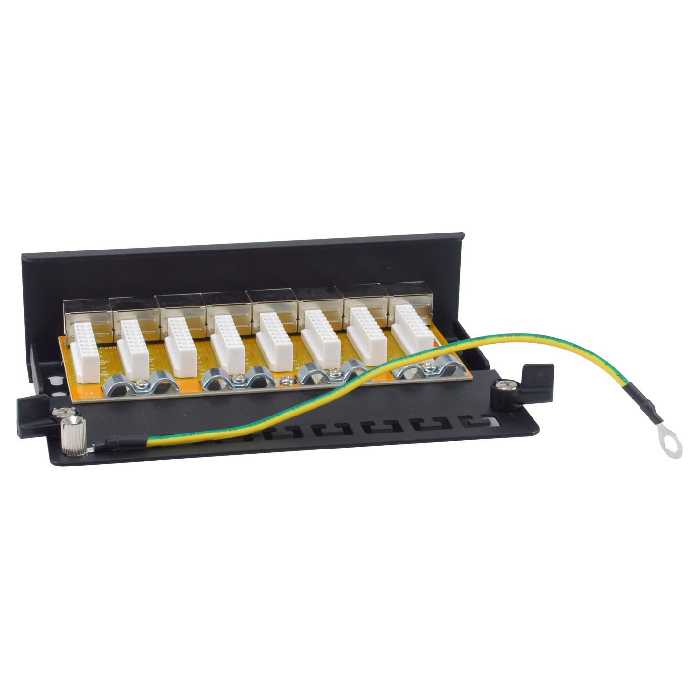 Equip Patchpanel 8x RJ45 Cat6A FTP 1HE Premium schwarz — Buy in Cyprus with Fast Delivery