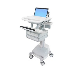 ERGOTRON StyleView Laptop-Wagen SLA-Antrieb 4 Schublade 3x1+1 bis 43.9cm 17.3Zoll 9.5kg.Anhebung 51cm 66Ah Power Syst...