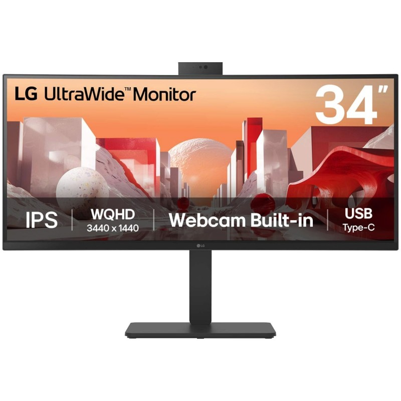 Buy LG 34BA85QE-B - 34-inch (86.4 cm) UWQHD Curved IPS Monitor 3440x1440 - HDR10... in Cyprus, Nicosia, Limassol, Larnaka, Pafos