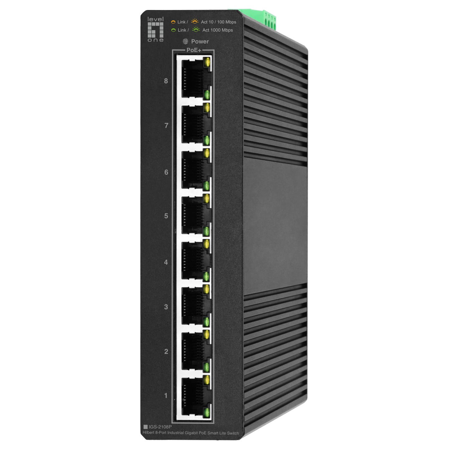 Switch 8x GE IGS-2108P 8xPoE Outputs schwarz — Buy in Cyprus with Fast Delivery