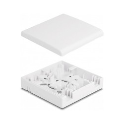LWL Anschlussdose zur Wandmontage für 2 x SC Simplex oder LC Duplex weiß — Buy in Cyprus with Fast Delivery
