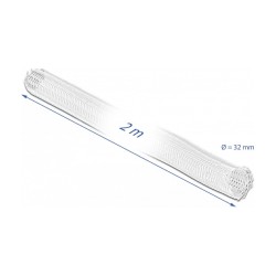 Geflechtschlauch mit Klettverschluss 2 m x 32 mm weiß — Buy in Cyprus with Fast Delivery