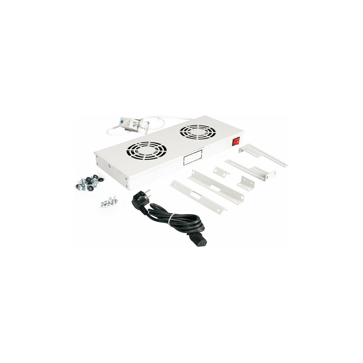 Equip Lüftermodul 19' für Serverschränke. 2xLüfter RAL7035 — Buy in Cyprus with Fast Delivery