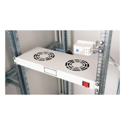 Equip Lüftermodul 19' für Serverschränke. 2xLüfter RAL7035 — Buy in Cyprus with Fast Delivery