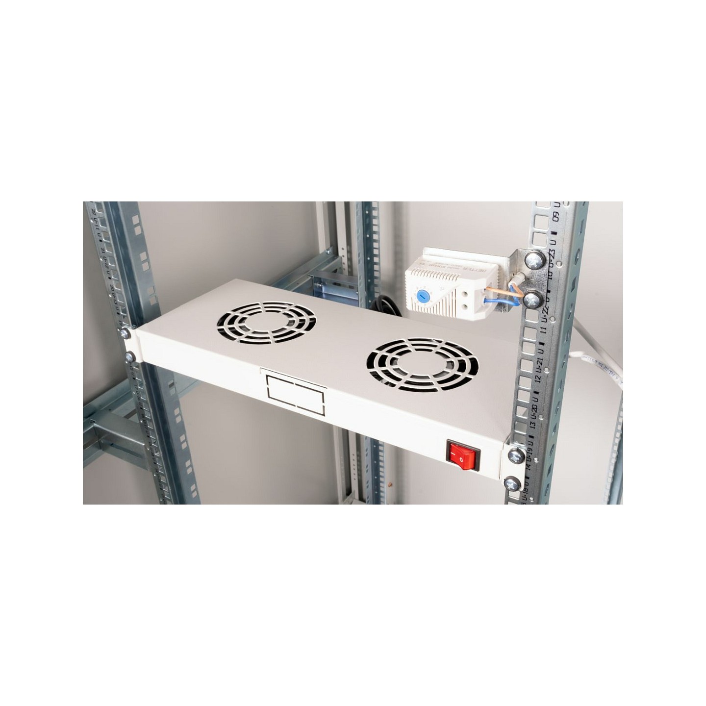 Equip Lüftermodul 19' für Serverschränke. 2xLüfter RAL7035 — Buy in Cyprus with Fast Delivery
