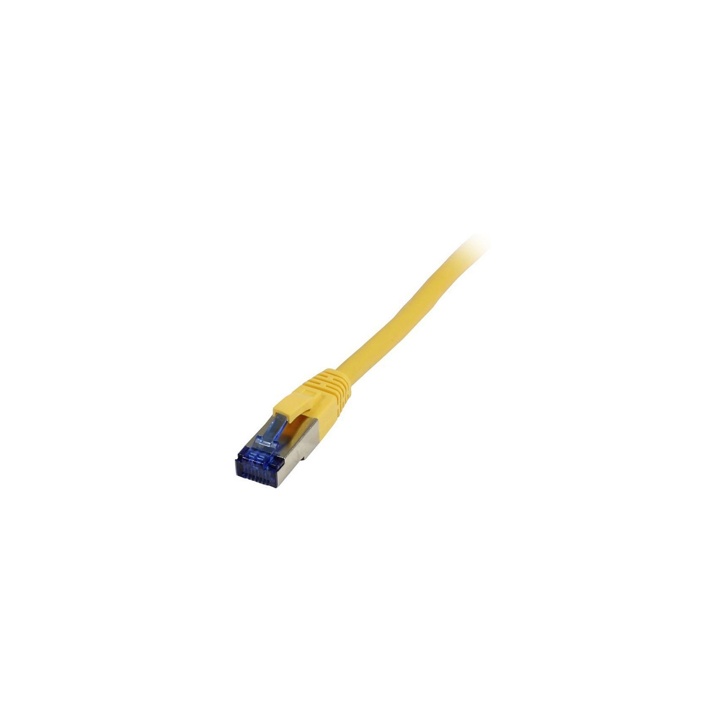 Synergy21 Patchkabel RJ45. CAT6A 500Mhz. 1.0m. gelb. S-STP(S FTP). TPE LSZH(Superflex). AWG26.
