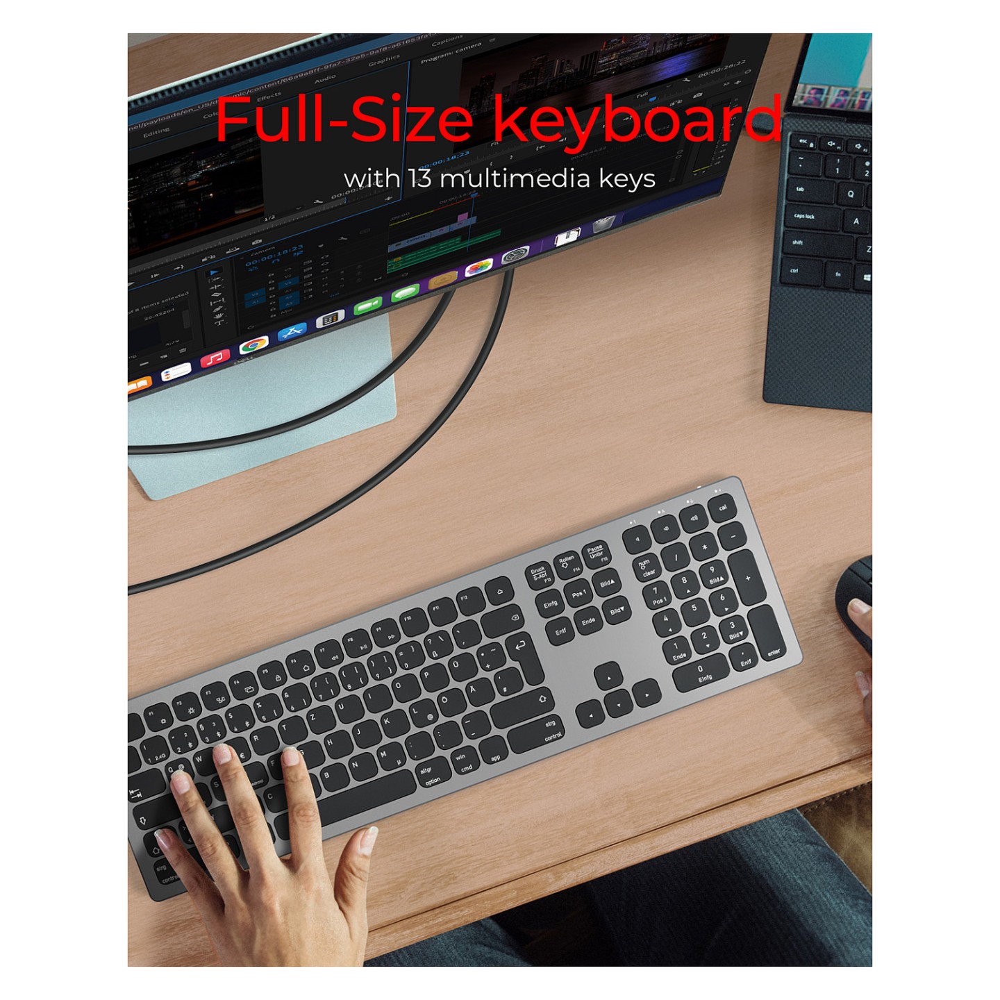 KeySonic KSK-8023BTRF Wireless (DE) 3xBT 1xRF anthrazit — Buy in Cyprus with Fast Delivery
