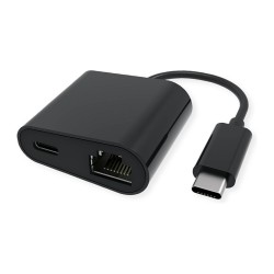 VALUE USB 3.2 Gen 2 Typ C zu Gigabit Ethernet Konverter + 1x PD Port. 100W — Buy in Cyprus with Fast Delivery