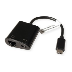 VALUE USB 3.2 Gen 2 Typ C zu Gigabit Ethernet Konverter + 1x PD Port. 100W — Buy in Cyprus with Fast Delivery