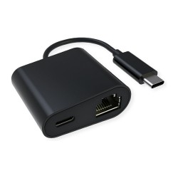 VALUE USB 3.2 Gen 2 Typ C zu Gigabit Ethernet Konverter + 1x PD Port. 100W — Buy in Cyprus with Fast Delivery