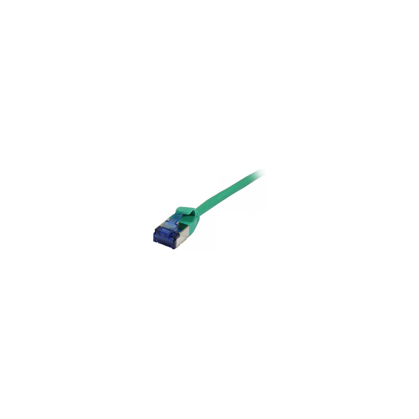 Synergy21 Patchkabel RJ45. CAT6A 500Mhz. 7.5m. grün. U FTP. slimline rund d3.8mm. TPE(Superflex). AWG32.