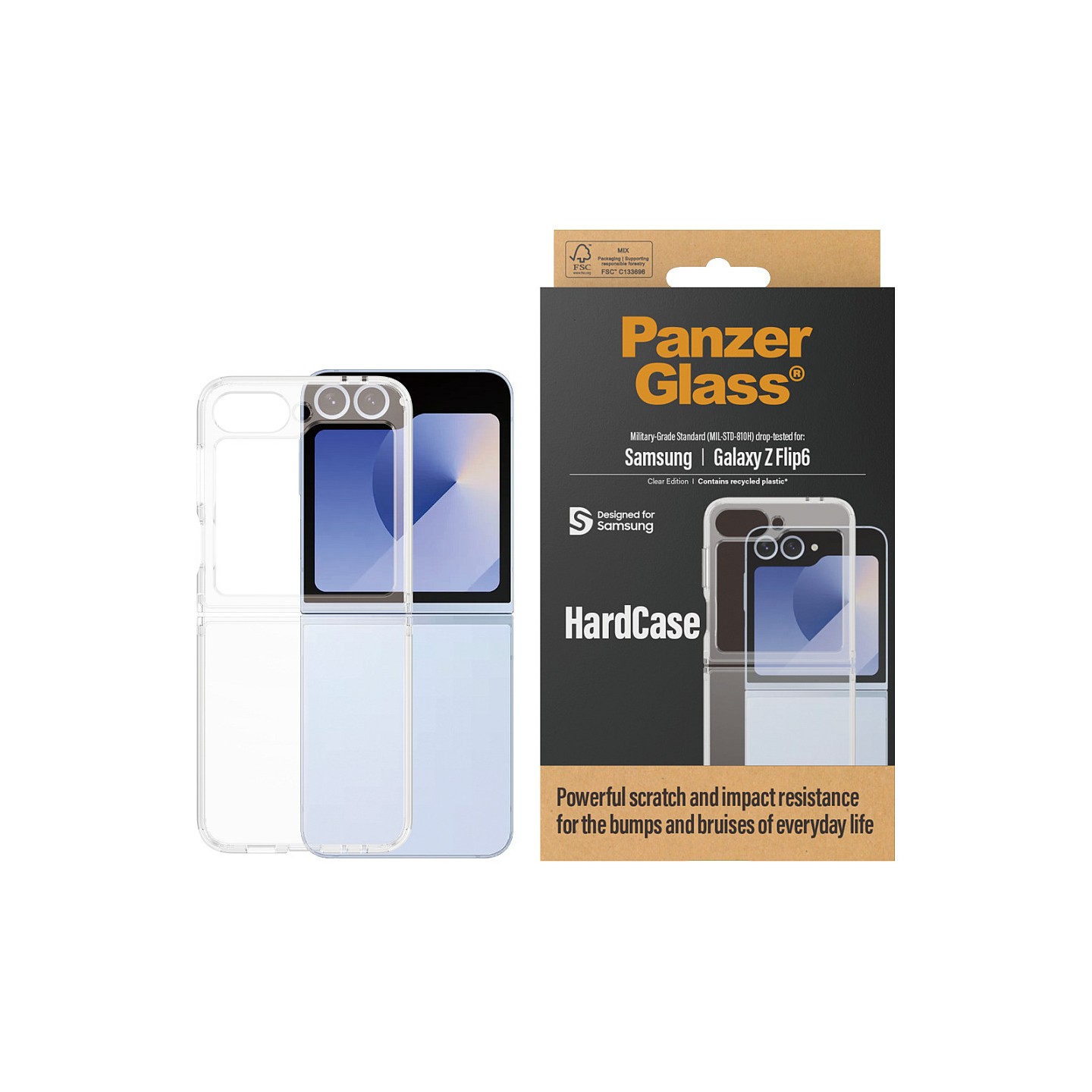 PanzerGlass Hardcase clear Samsung Galaxy Z Flip 6 — Buy in Cyprus with Fast Delivery
