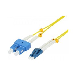 Synergy21 LWL-2-Faser-Patchk. 7.5mtr.LC-SC. 9 125um. OS2. AD2mm. flexible Knickschutztülle. G657.A2.