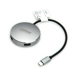 ROLINE USB 3.2 Gen 1 Hub. rund. 4fach. Typ C Anschlusskabel — Buy in Cyprus with Fast Delivery