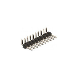 Stiftleiste 10 Pin. Rastermaß 2.54 mm. 1-reihig. gewinkelt. 5 Stück — Buy in Cyprus with Fast Delivery