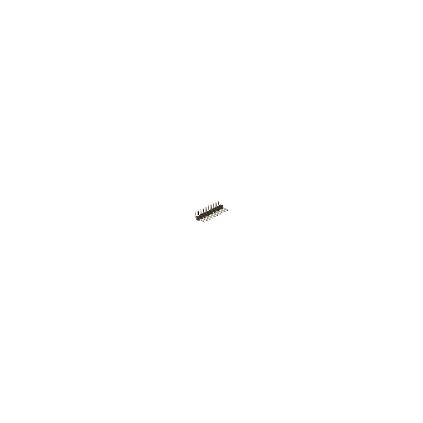 Stiftleiste 10 Pin. Rastermaß 2.54 mm. 1-reihig. gewinkelt. 5 Stück — Buy in Cyprus with Fast Delivery