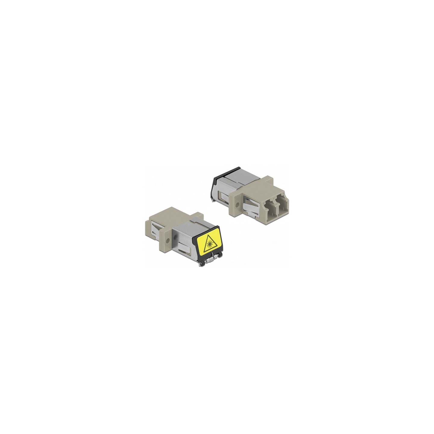LWL Kupplung mit Laserschutzklappe LC Duplex Buchse zu LC Duplex Buchse Multimode beige — Buy in Cyprus with Fast Delivery