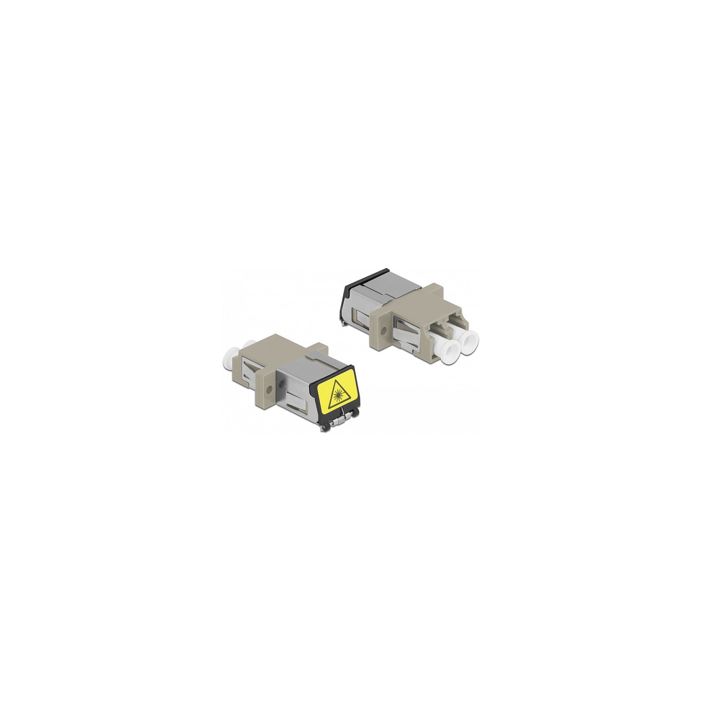 LWL Kupplung mit Laserschutzklappe LC Duplex Buchse zu LC Duplex Buchse Multimode beige — Buy in Cyprus with Fast Delivery