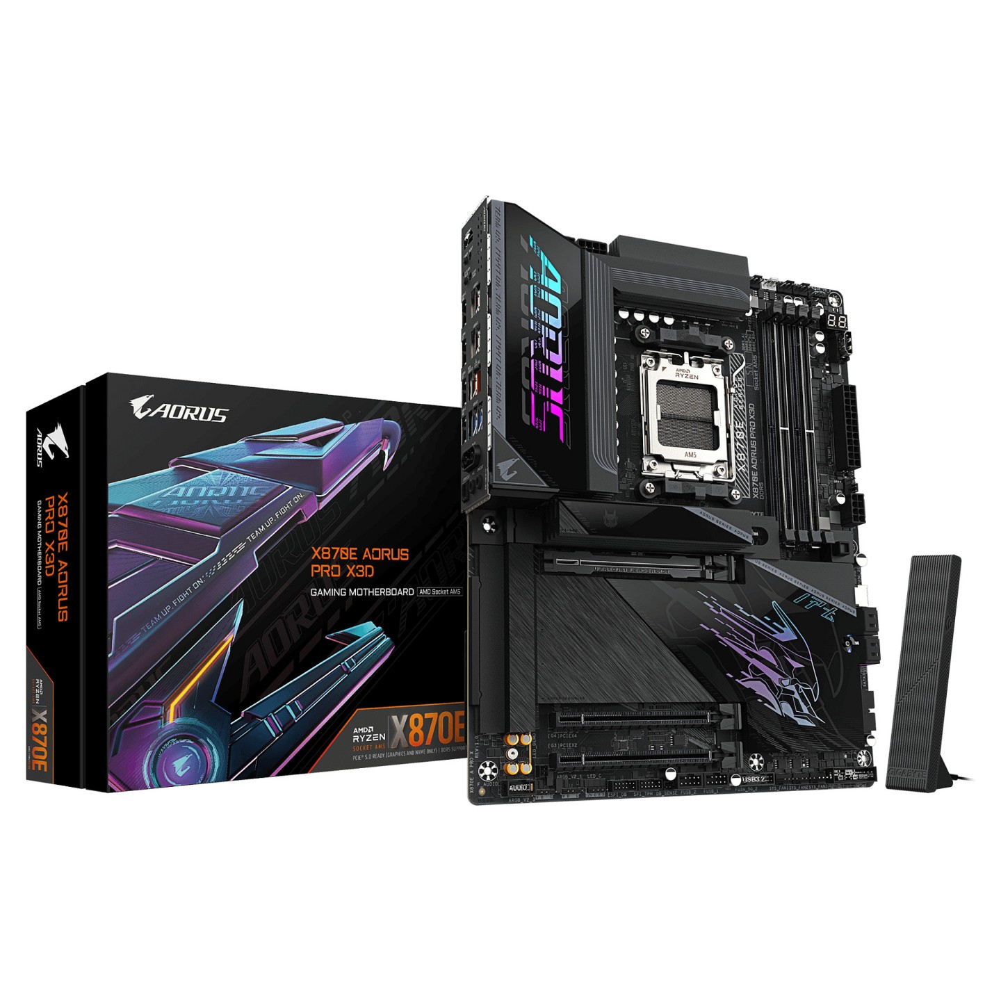 Gigabyte X870E AORUS PRO X3D (AM5) (D) — Buy in Cyprus with Fast Delivery