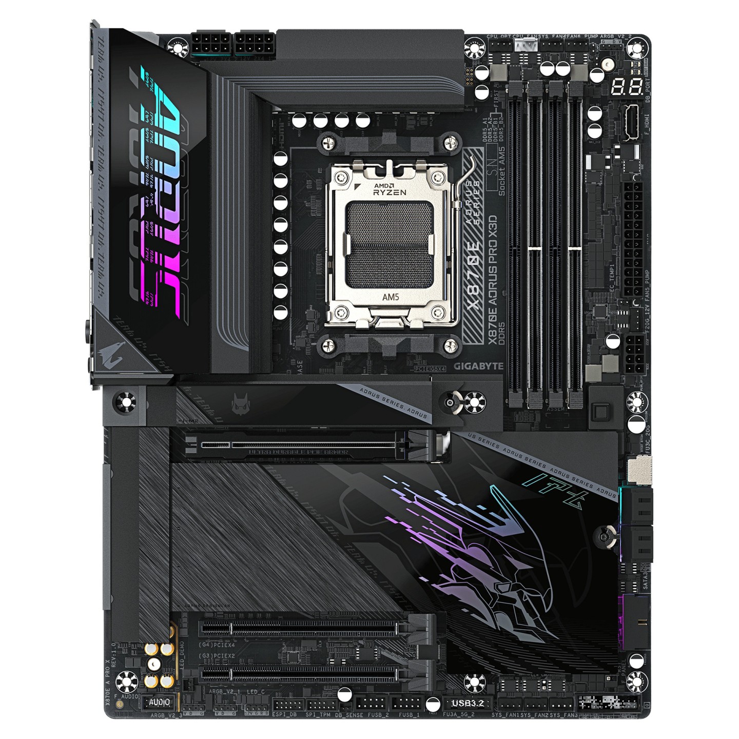 Gigabyte X870E AORUS PRO X3D (AM5) (D) — Buy in Cyprus with Fast Delivery