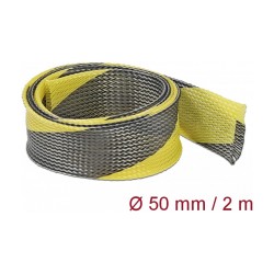 Geflechtschlauch dehnbar 2 m x 50 mm schwarz-gelb — Buy in Cyprus with Fast Delivery