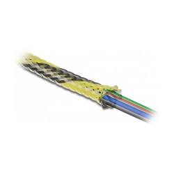 Geflechtschlauch dehnbar 2 m x 50 mm schwarz-gelb — Buy in Cyprus with Fast Delivery