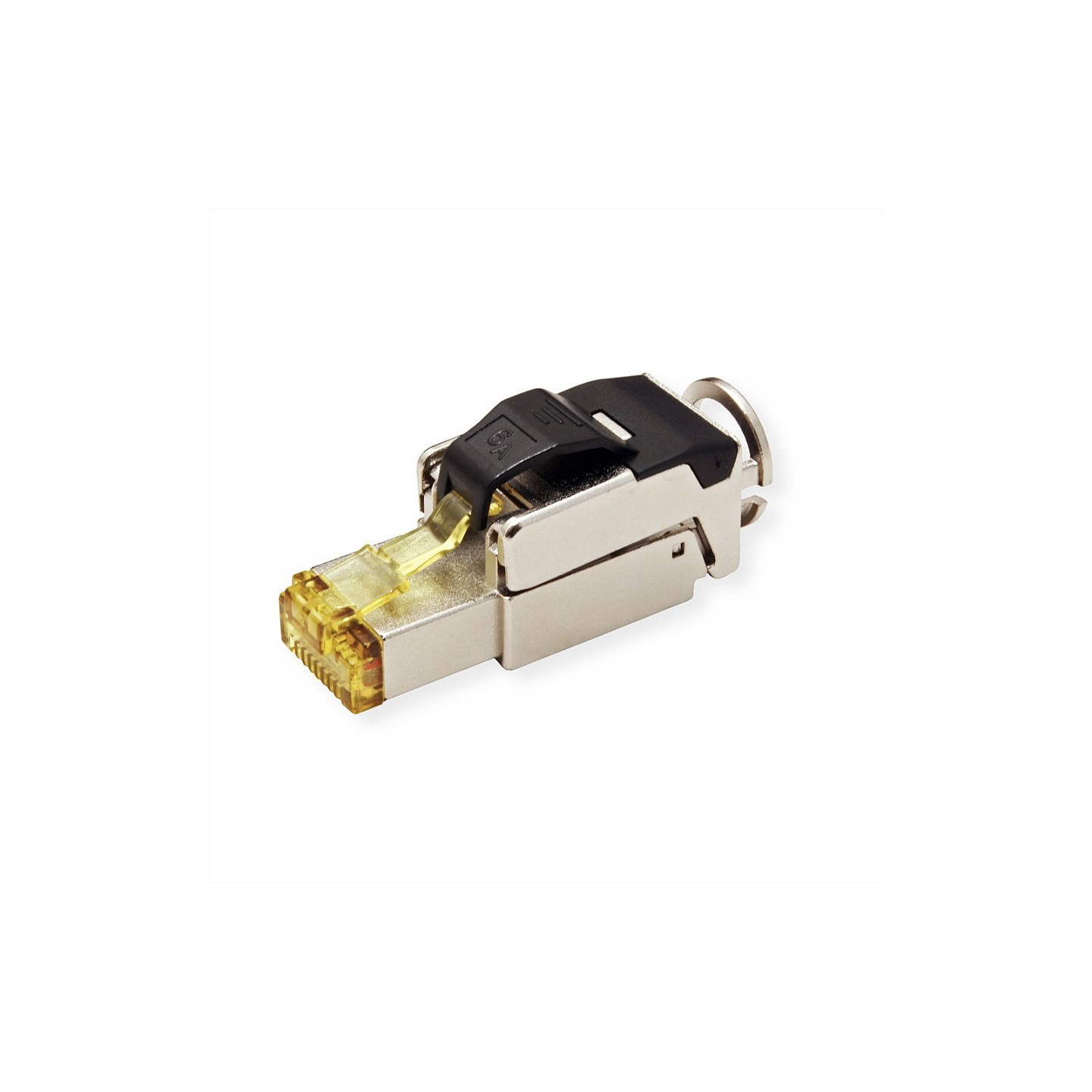ROLINE feldkonfektionierbarer RJ-45 Stecker Cat.6A (Class EA). STP. silberfarben — Buy in Cyprus with Fast Delivery