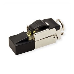 ROLINE feldkonfektionierbarer RJ-45 Stecker Cat.6A (Class EA). STP. silberfarben — Buy in Cyprus with Fast Delivery