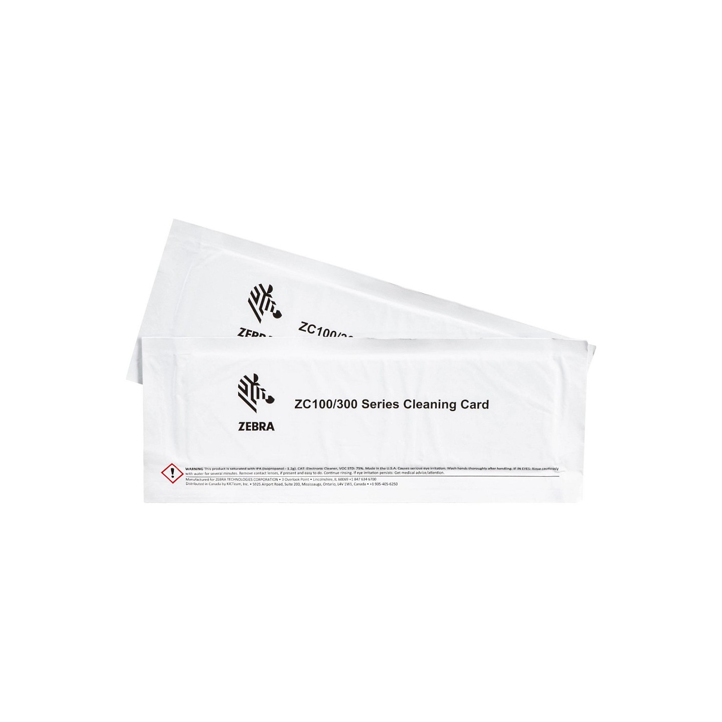 Zebra ZC100 ZC300 Druckerreinigungskarten 2er Pack — Buy in Cyprus with Fast Delivery