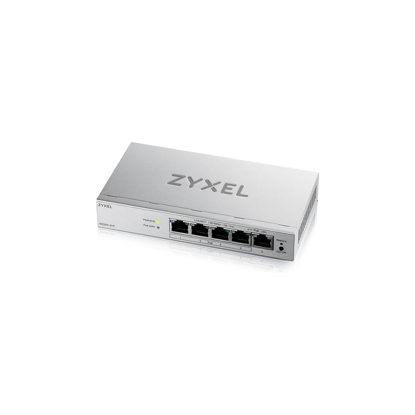 Zyxel GS1200-5HPV3 5-Port Gigabit PoE+ Web — Buy in Cyprus with Fast Delivery