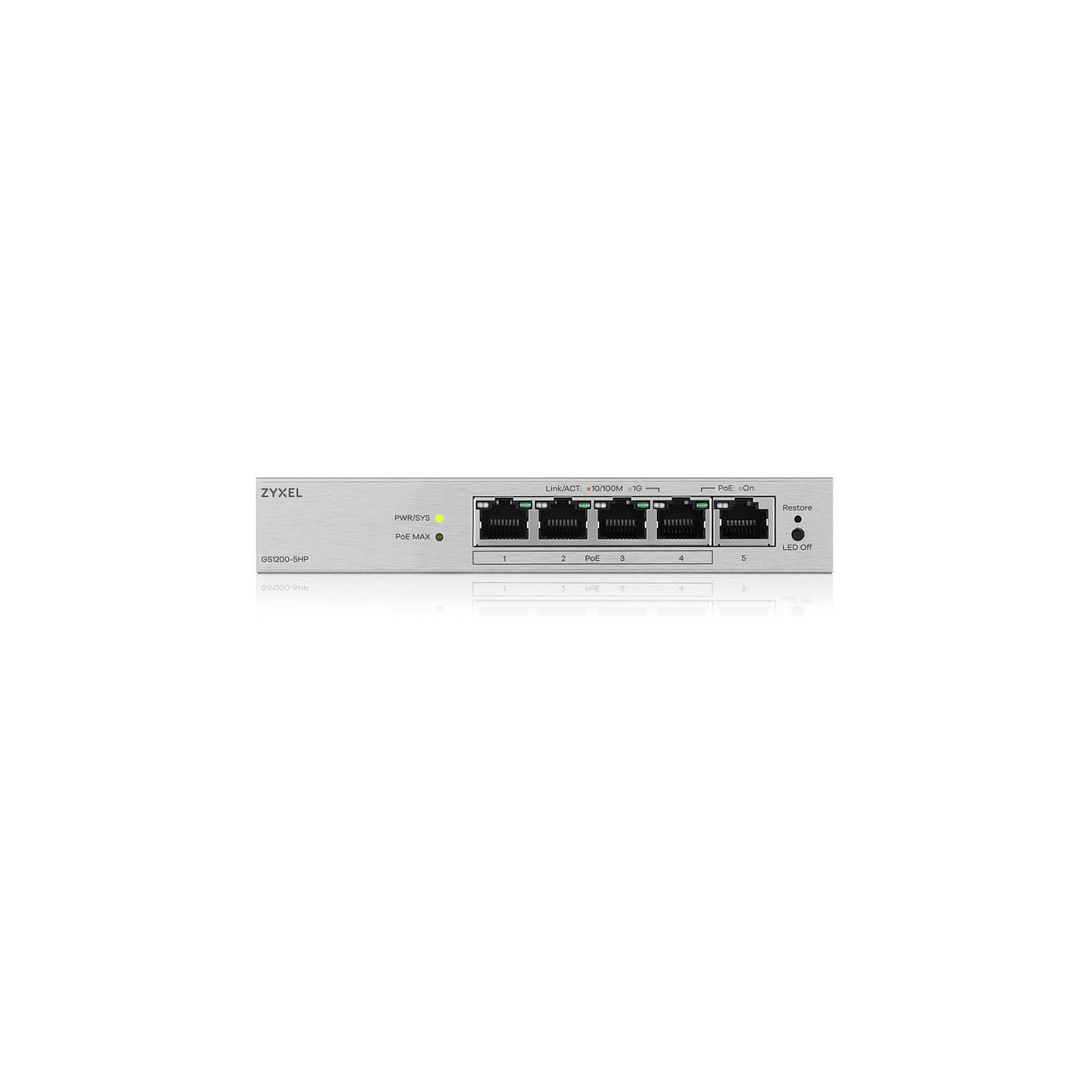 Zyxel GS1200-5HPV3 5-Port Gigabit PoE+ Web — Buy in Cyprus with Fast Delivery