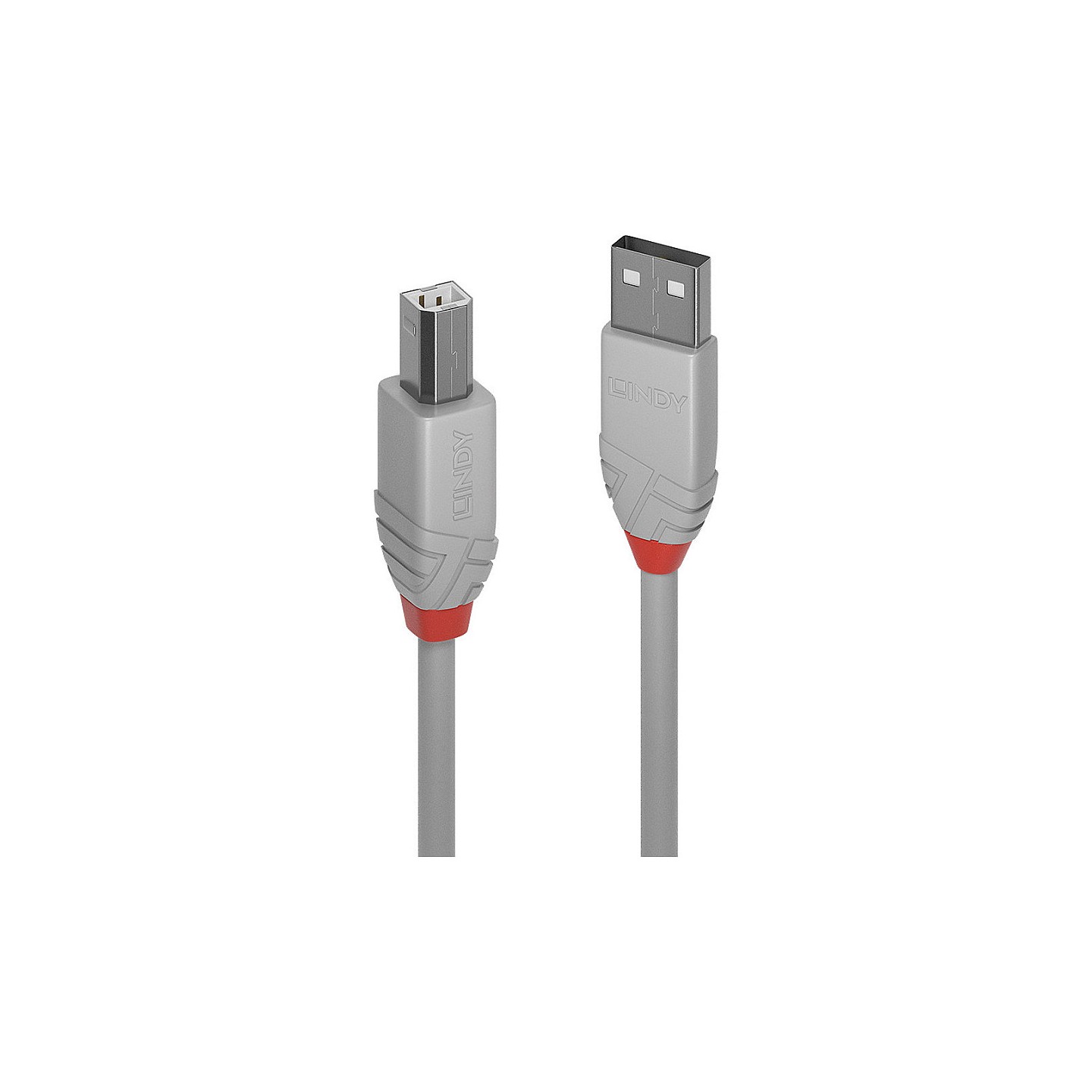 LINDY USB 2.0 Kabel Typ A B Anthra Line M M 0.5m — Buy in Cyprus with Fast Delivery