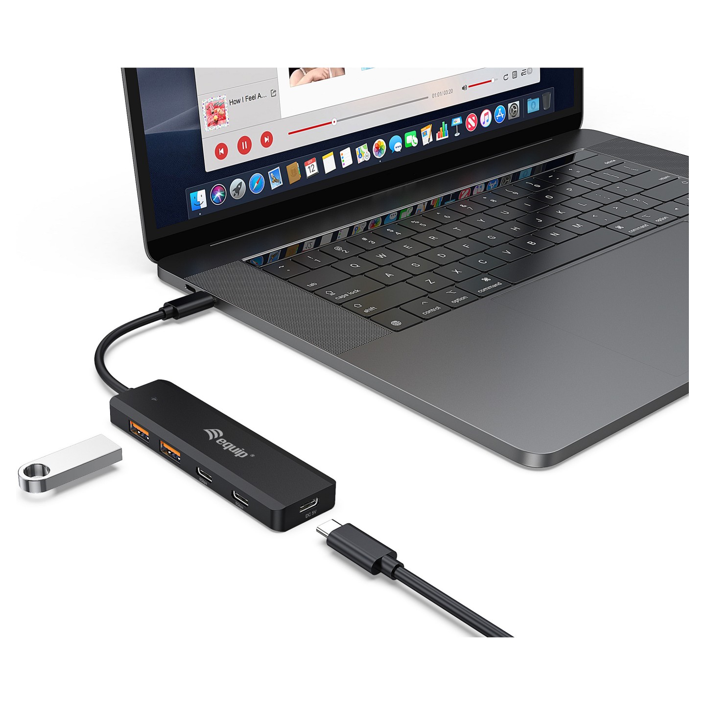 Equip USB-Hub 4-Port 3.2 C- to 2xUSB-C 2xUSB-A 10Gbps o.Netz.sw — Buy in Cyprus with Fast Delivery