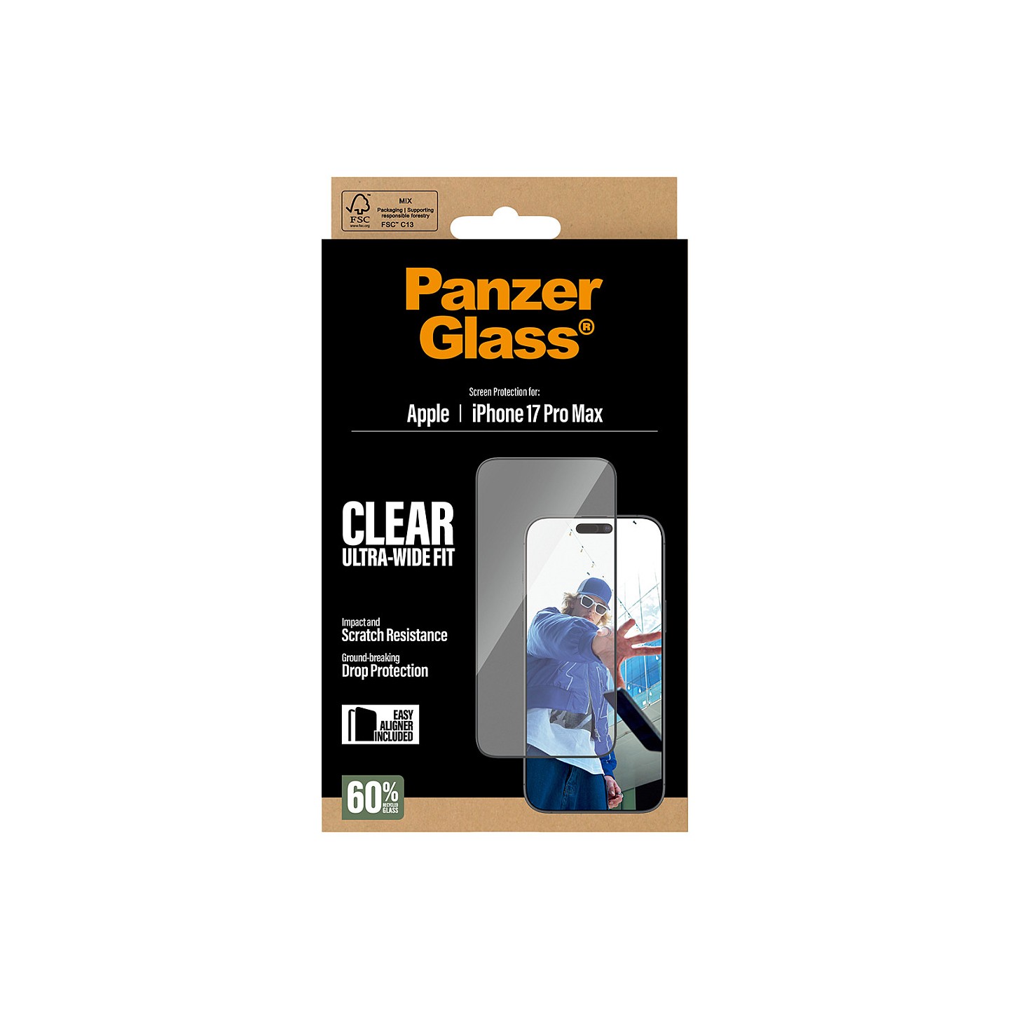 PanzerGlass Schutzglas iPhone 17 Pro Max UWF — Buy in Cyprus with Fast Delivery