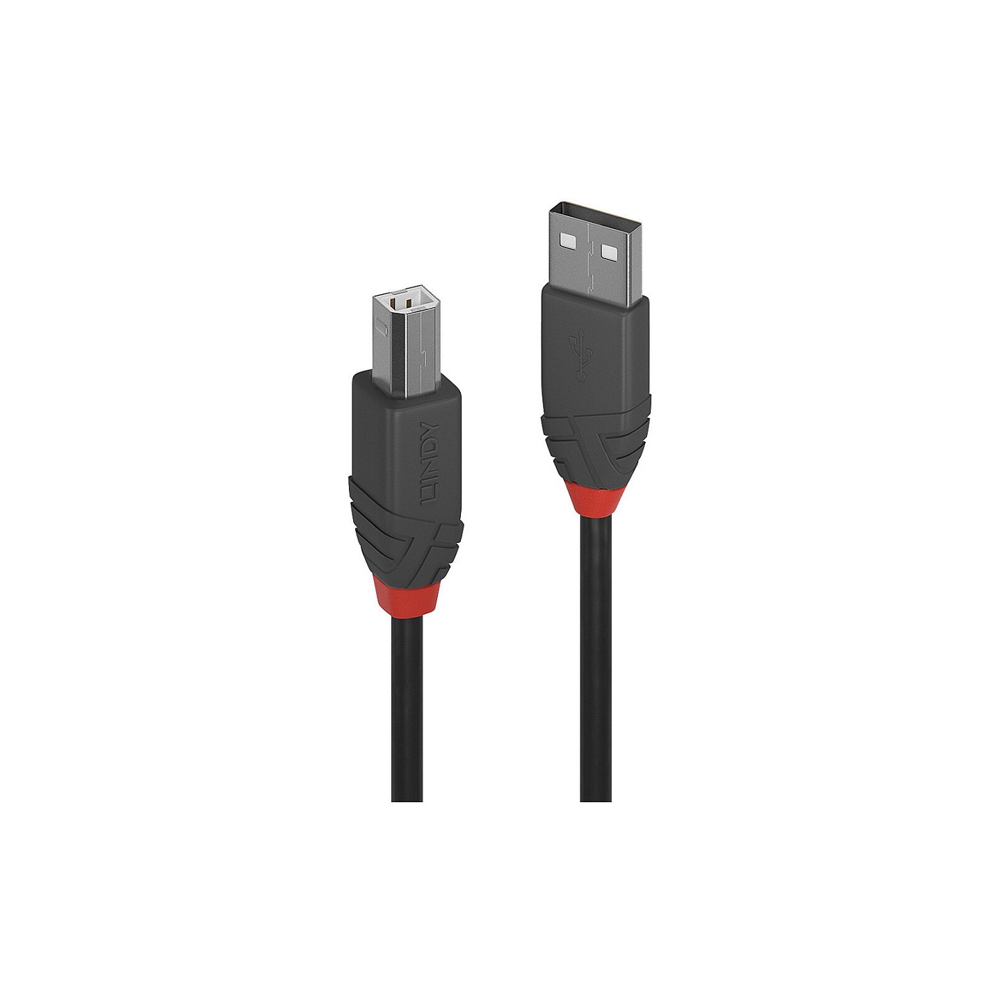 LINDY USB 2.0 Kabel Typ A B Anthra Line M M 1m — Buy in Cyprus with Fast Delivery