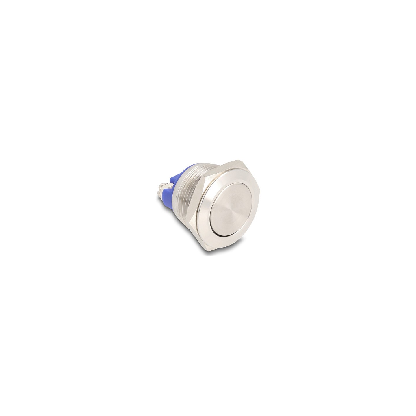 Drucktaster zum Einbau 19 mm 2 x Schraubklemme Taster flach — Buy in Cyprus with Fast Delivery