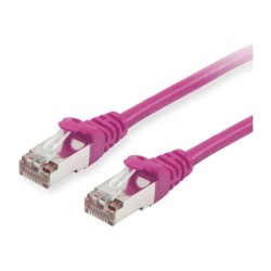 Equip Patchkabel Cat6 S FTP 2xRJ45 15.00m violet LSZH Polybeutel — Buy in Cyprus with Fast Delivery