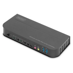 DIGITUS KVM Switch. 2x1 HDMI. HDMI Out.USB. 4Kx2K@60Hz — Buy in Cyprus with Fast Delivery