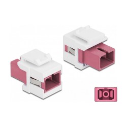 Keystone Modul SC Simplex Buchse zu SC Simplex Buchse violett weiß — Buy in Cyprus with Fast Delivery