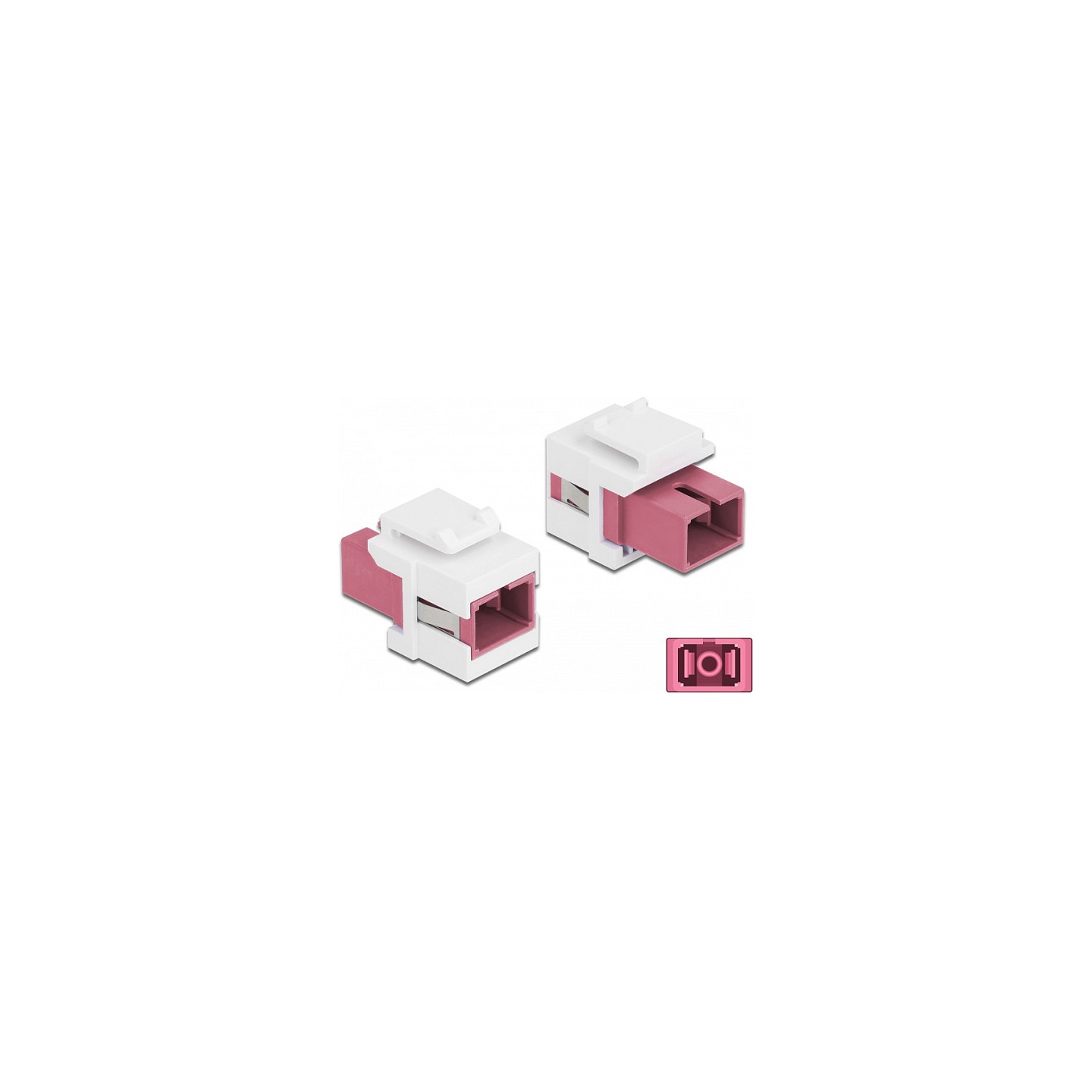 Keystone Modul SC Simplex Buchse zu SC Simplex Buchse violett weiß — Buy in Cyprus with Fast Delivery
