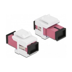 Keystone Modul SC Simplex Buchse zu SC Simplex Buchse violett weiß — Buy in Cyprus with Fast Delivery