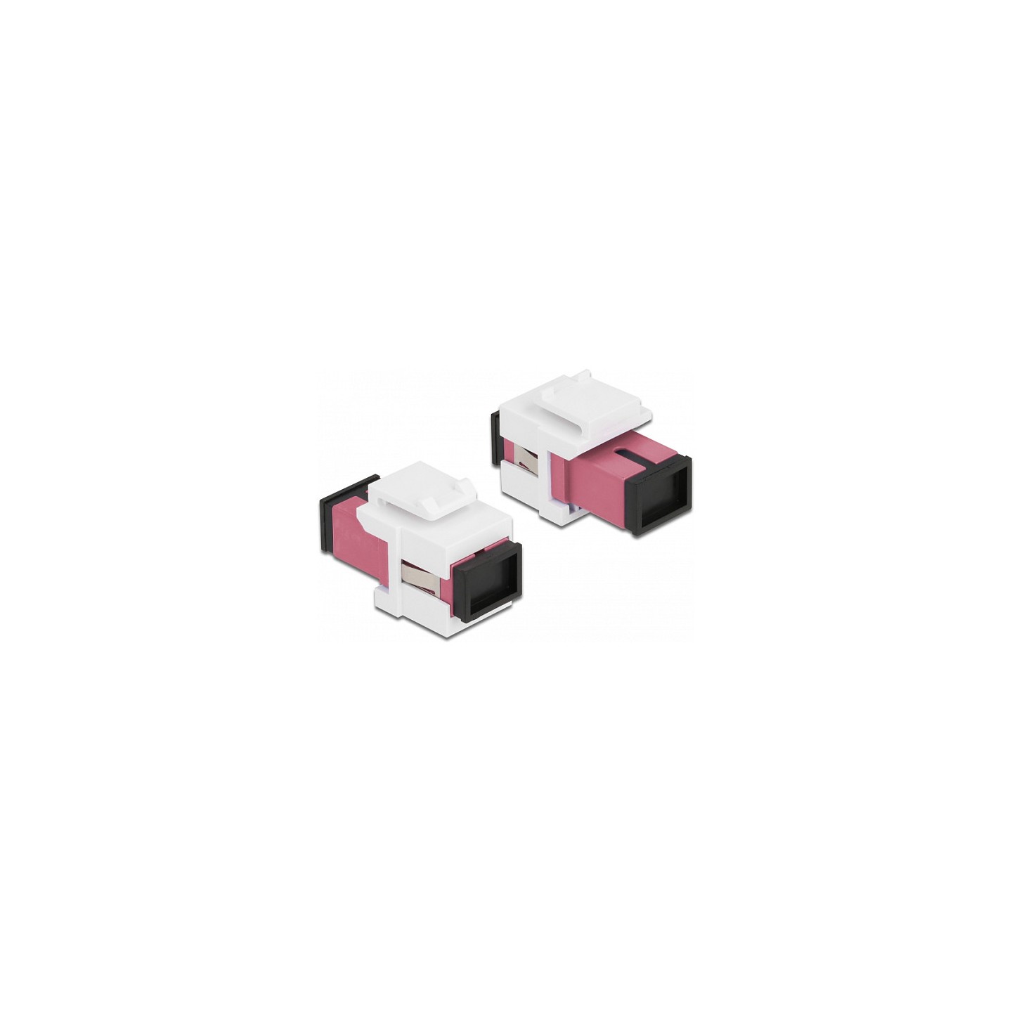 Keystone Modul SC Simplex Buchse zu SC Simplex Buchse violett weiß — Buy in Cyprus with Fast Delivery