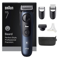 Braun Series 7 Beard Trimmer BT7520 244909 Akku Netz deep blue metallic 6 Aufsät — Buy in Cyprus with Fast Delivery
