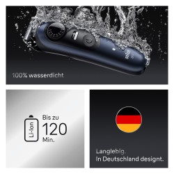 Braun Series 7 Beard Trimmer BT7520 244909 Akku Netz deep blue metallic 6 Aufsät — Buy in Cyprus with Fast Delivery