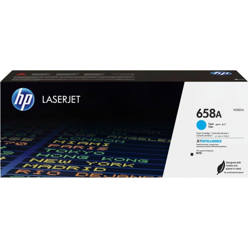 Buy HP 658A W2001A - Cyan Original LaserJet Toner Cartridge, 6,000-page Yield in Cyprus, Nicosia, Limassol, Larnaka, Pafos