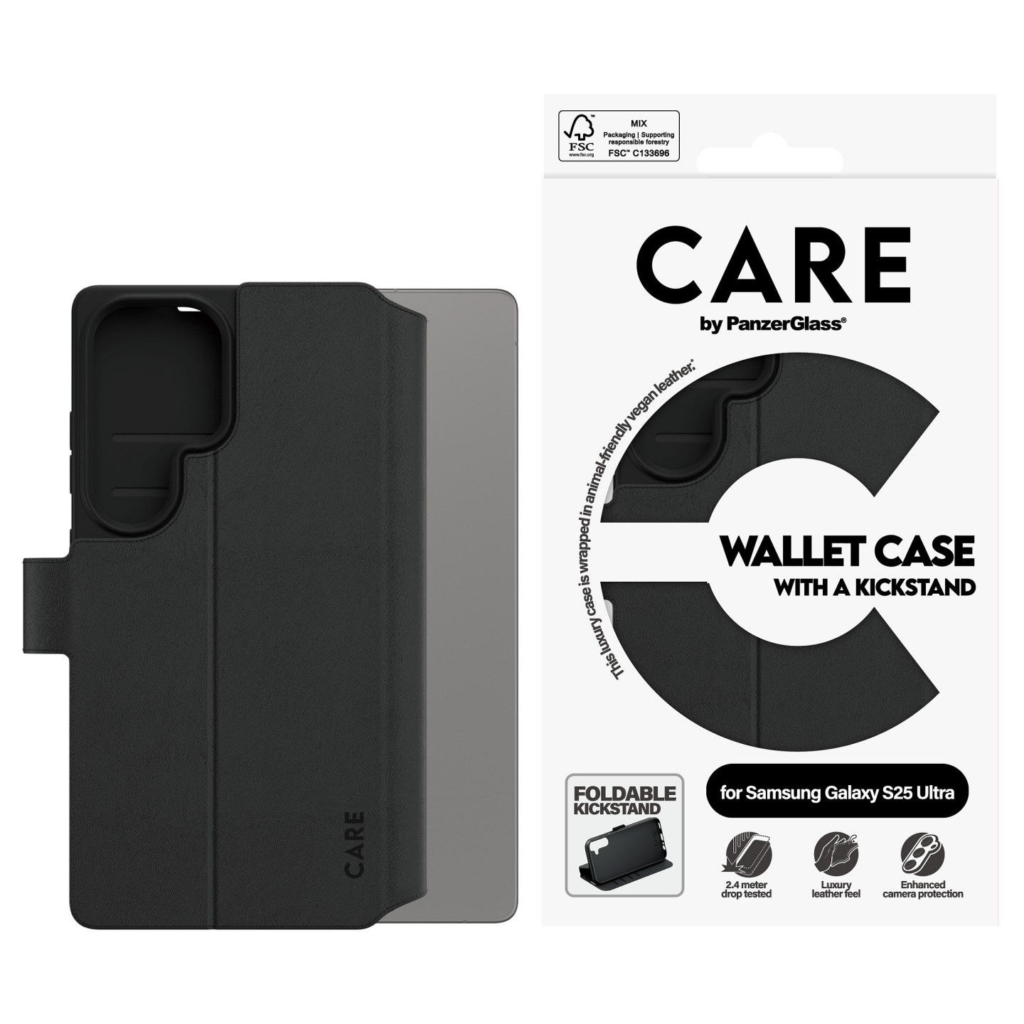 CARE Feature Wallet Case w. Kickstand Samsung Galaxy S25 Ultra — Buy in Cyprus with Fast Delivery