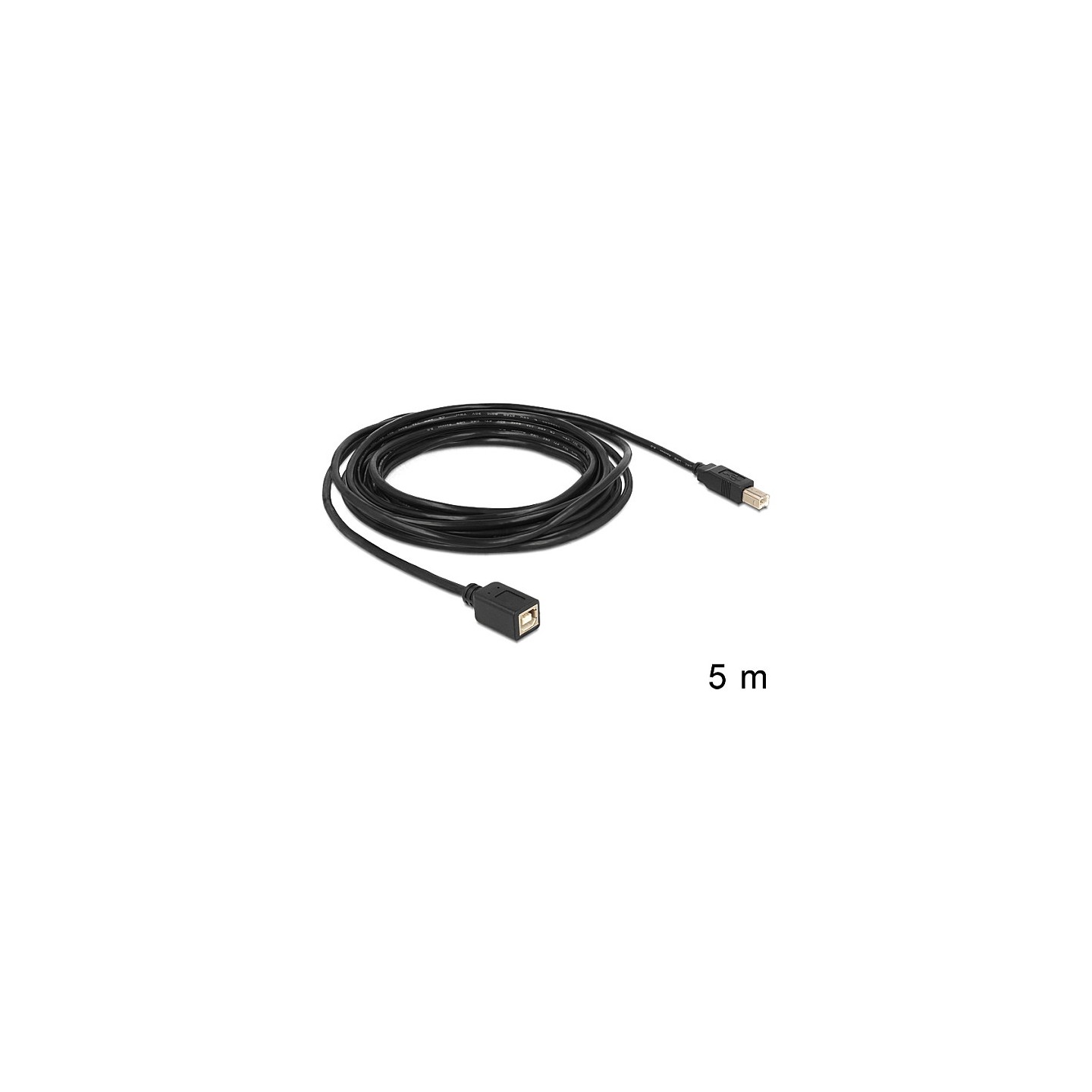 DELOCK Verlngerungskabel USB 2.0 B Stecker to B Buchse 5m — Buy in Cyprus with Fast Delivery